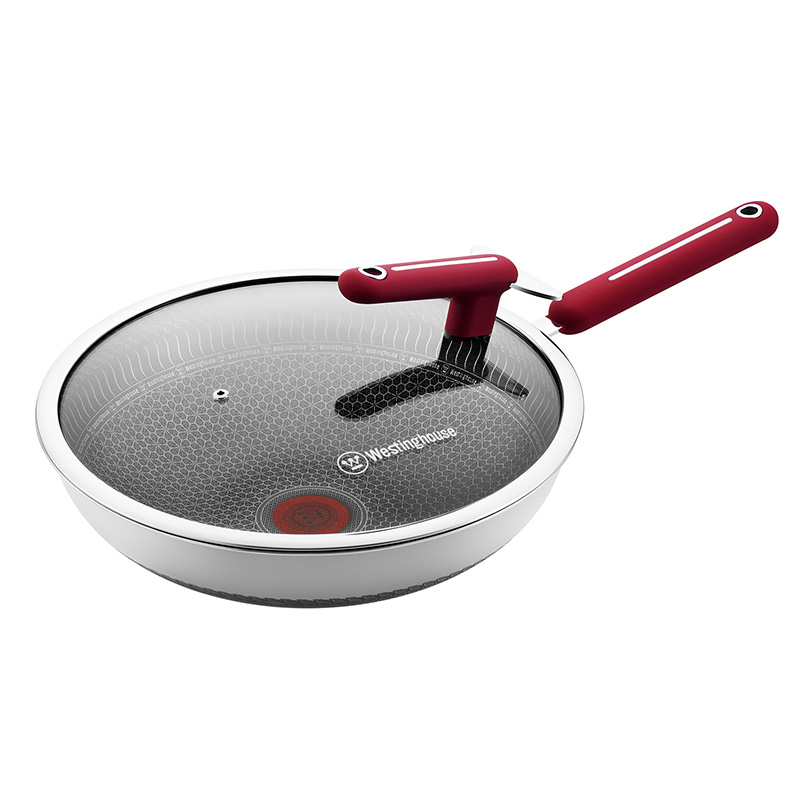 西屋（Westinghouse） WSCG32A 32cm 西屋 双花炒锅 银色（单位：台）