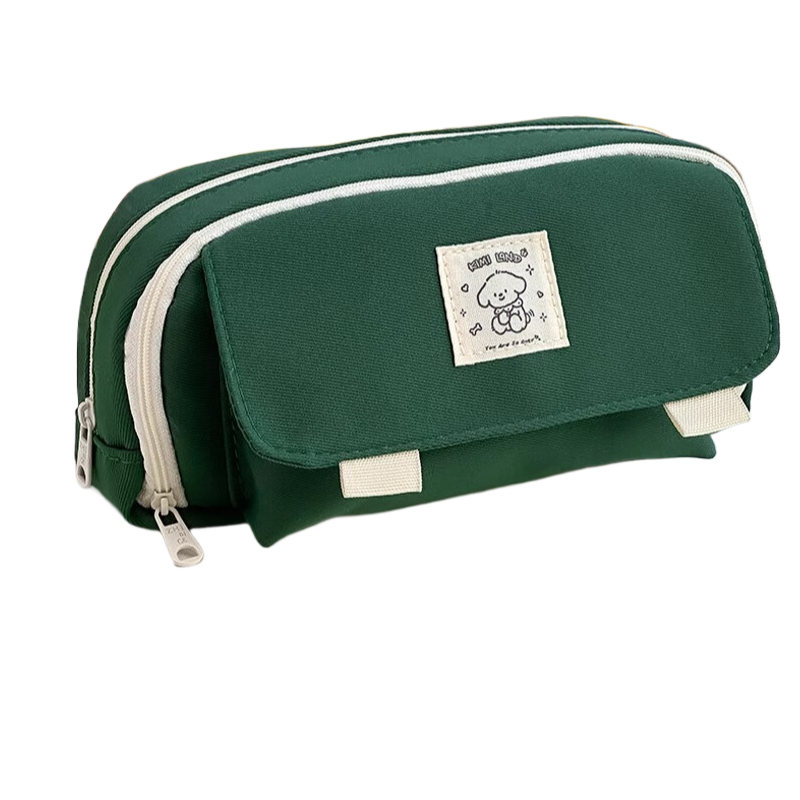 三年二班 5030960 大容量多层 双拉云朵笔袋 绿色（单位：个）