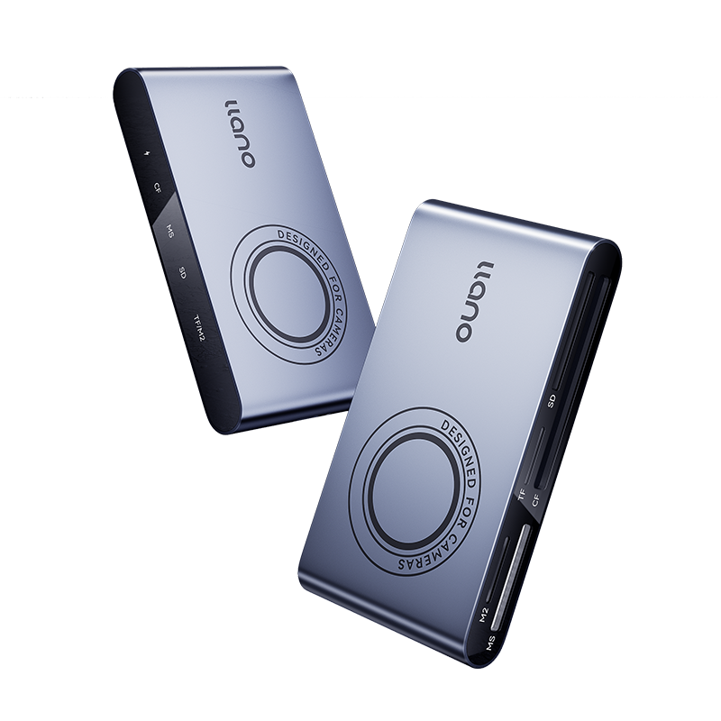 绿巨能 R305 USB3.0读卡器 多功能五合一高速读卡 支持SD/TF/CF/MS/M2单位：个 银色