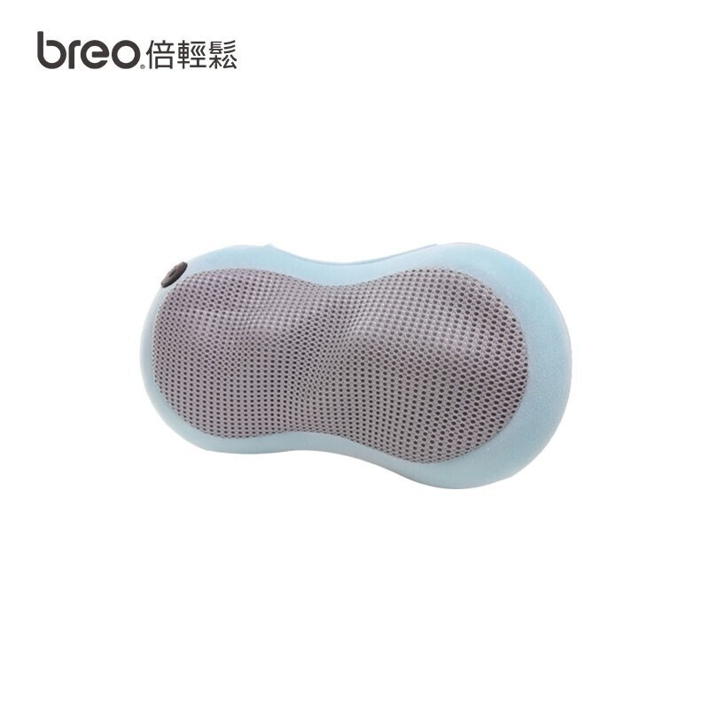 倍轻松（breo）BM1801按摩腰枕 颈部腰部按摩器 可车载按摩腰枕颈枕 轻松按摩师 单位：台 蓝色