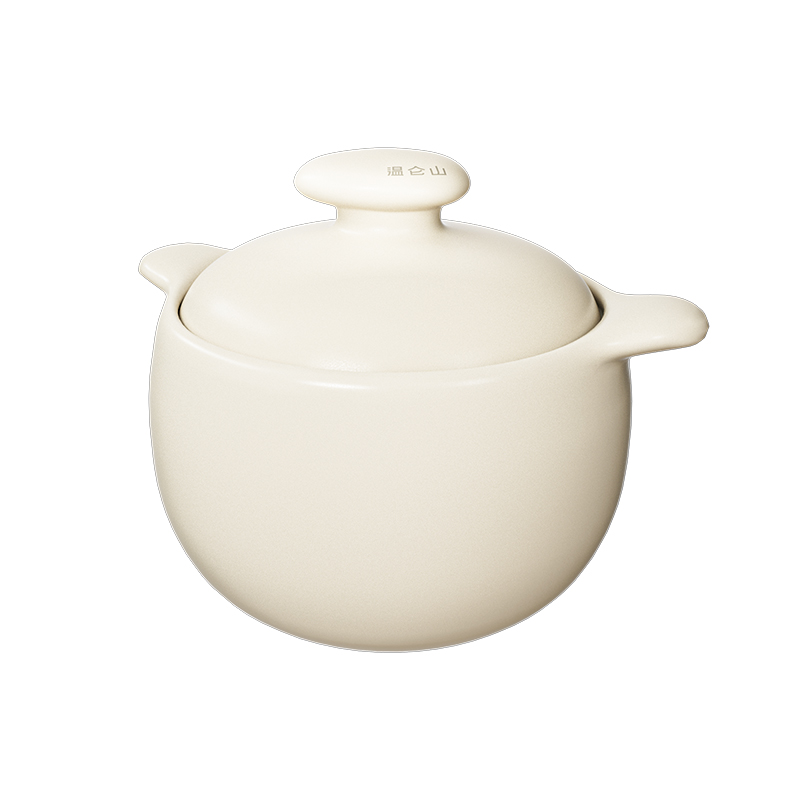 VELOSAN温仑山 鹅卵石砂锅 4.5L VE068  单位：个 荔肉白