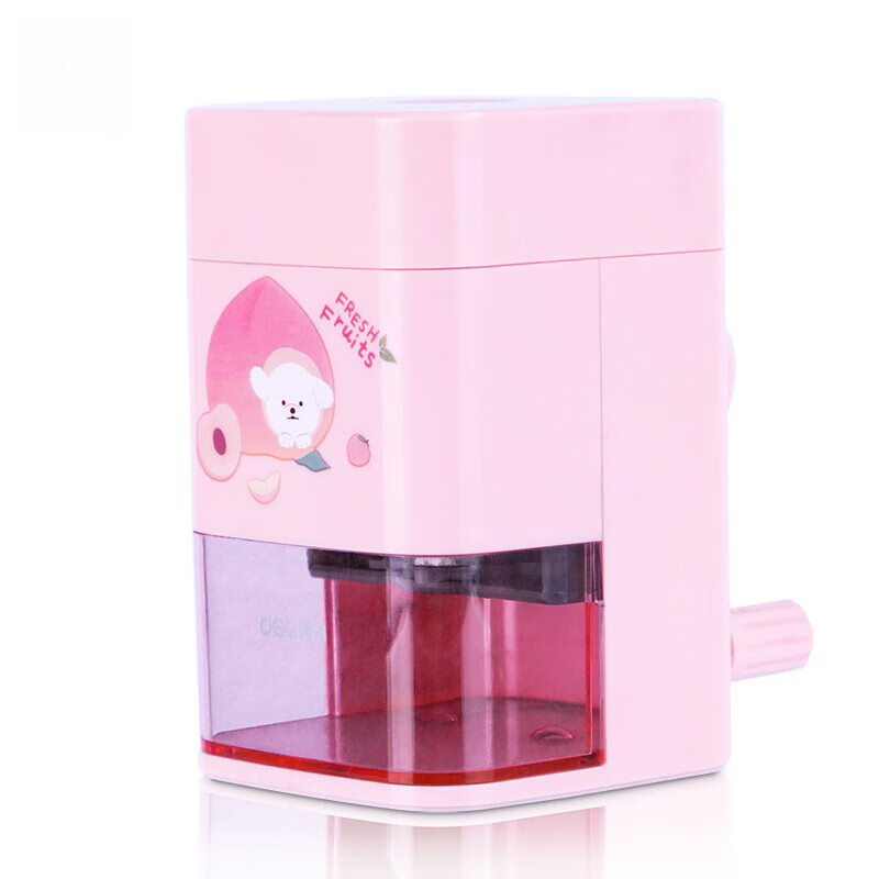 得力(deli) 竖式自动进笔 99*63*102mm 削笔刀 粉色（单位：个）