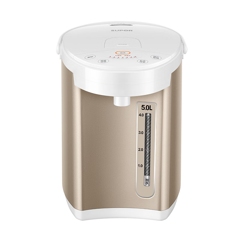 苏泊尔（SUPOR）电热水瓶家用5升容量316L电水壶 6段温控SW-50S71A/台 金色