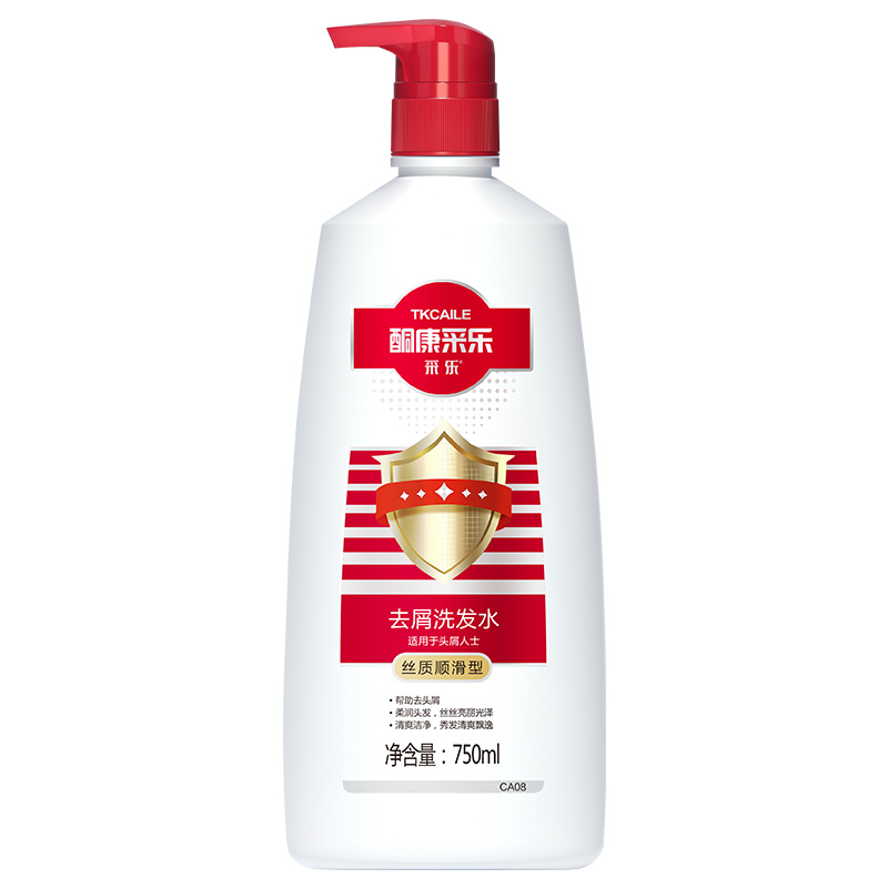 酮康采乐去屑洗发露（丝质顺滑）750ml（单位：瓶） 红色