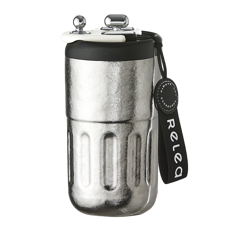 物生物（RELEA） JV012345-0410-EQ00 410ml 香奈数显钛杯 阑夜黑（单位：个）