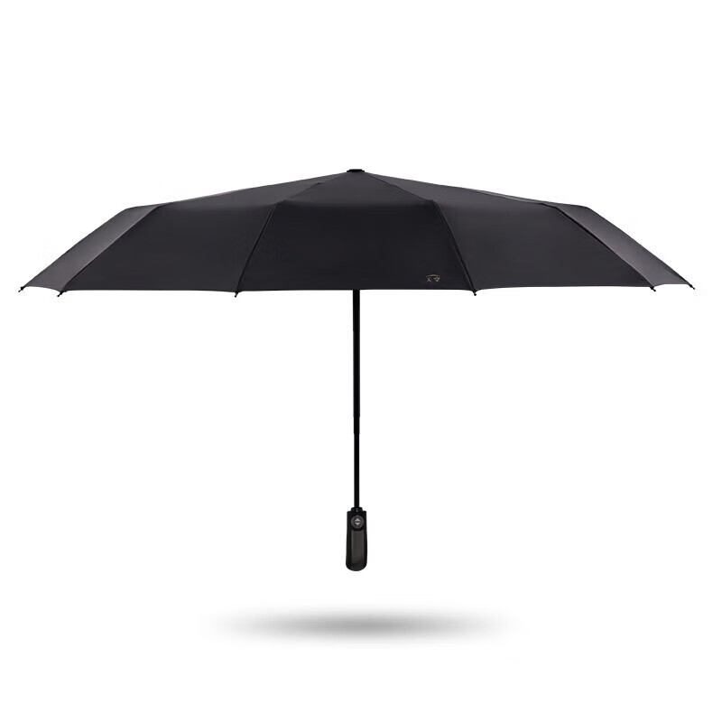 天堂 30975E 10骨 全自动晴雨伞三折 黑色（单位：把）
