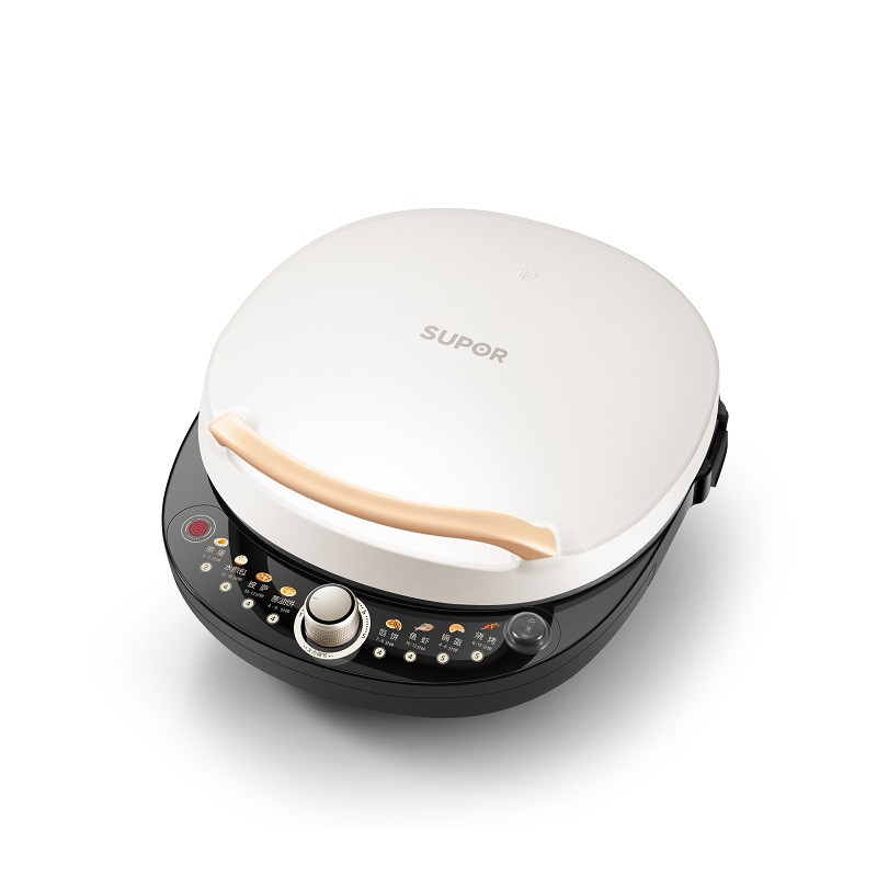苏泊尔 电饼铛 五档火力可调蒸汽烤肉薄饼机升降烤盘 JD30AQ849（台） 米黄色