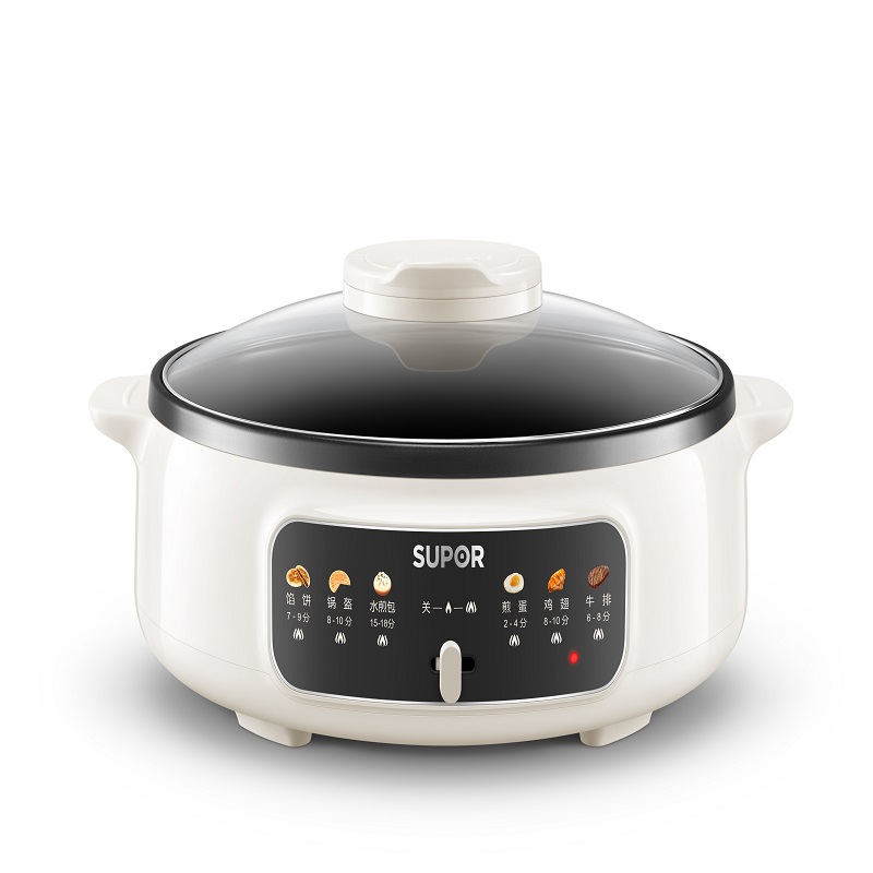 苏泊尔 3L电饼铛 早餐机煎烤机电火锅多功能  JT30A818（台） 白色