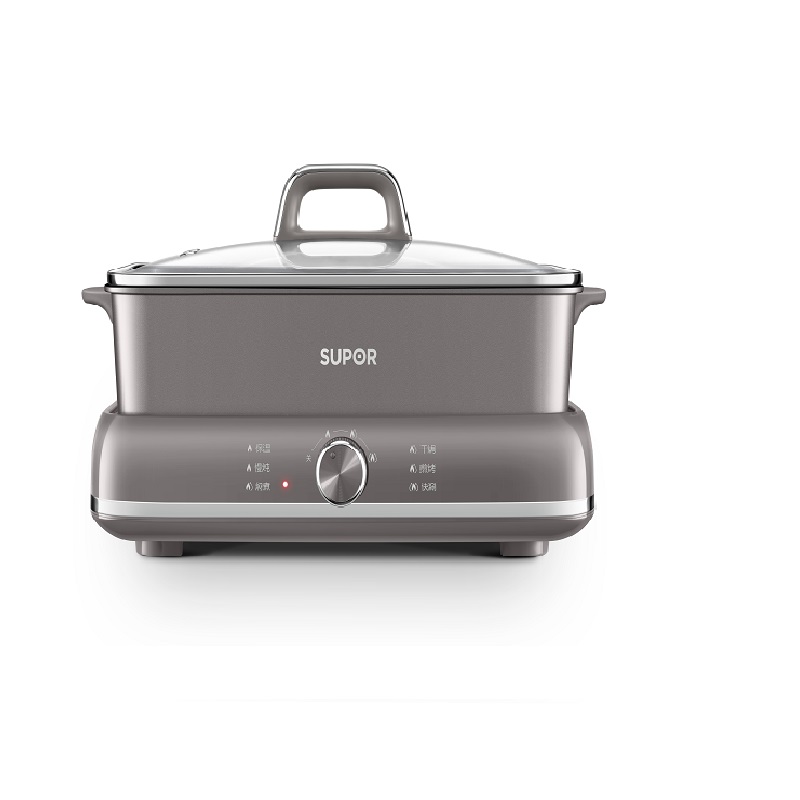苏泊尔（SUPOR） 电火锅 6L电锅火锅专用锅分体式多功能锅 H3724FK871（台） 浅灰色