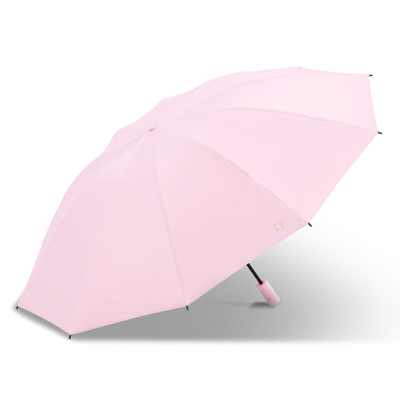 天堂 【31173E静澜】全自动阳伞三折10骨反向-/把 山樱粉