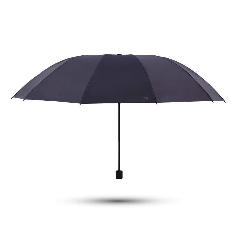 天堂【33212E黑胶】三人大伞 三折10骨-/把 暗夜紫