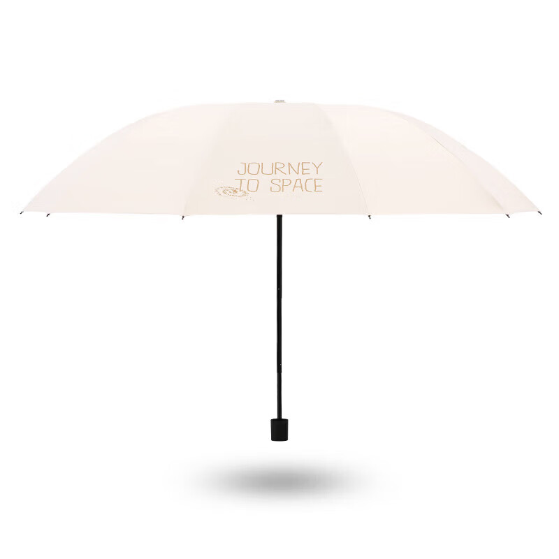 天堂 双人晴雨伞三折10骨加大双人超大加固  31166E 64cmX10  甘酪白（单位：把）