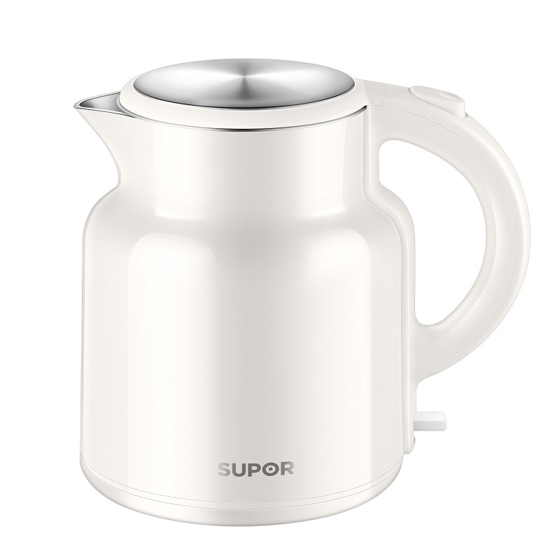 苏泊尔（SUPOR）墩墩大容量电水壶 2L大容量双层防烫电热水壶  SW-20T06A（台） 白色