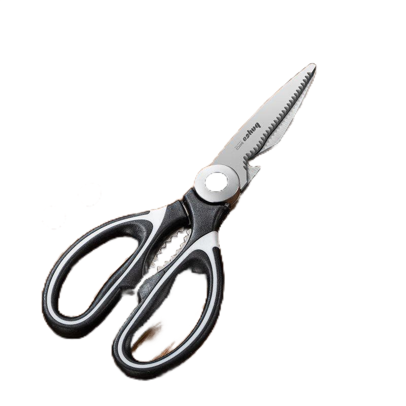 拜格（BAYCO）不锈钢多功能家用食品剪刀BD4882（单位：把） 黑色 