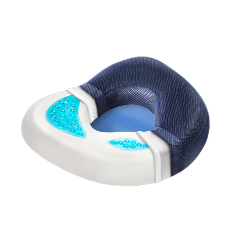 爱护佳（aiHuJia）防褥疮坐垫 孕妇臀部尾椎骨减压 海绵坐垫11 凉感布凝胶竹炭1个  