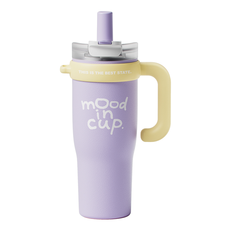 物生物（RELEA） 大力水守陶瓷内胆保温杯 JV012362-1300-ZQ00 1300ml 奶芋波波（单位：个）