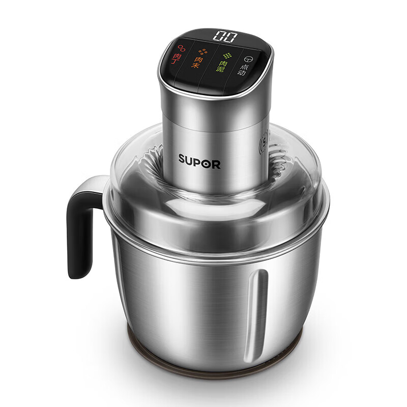 苏泊尔（SUPOR）绞肉机家用2.2L大容量馅婴儿辅食机JR65S-G220/台 黑色