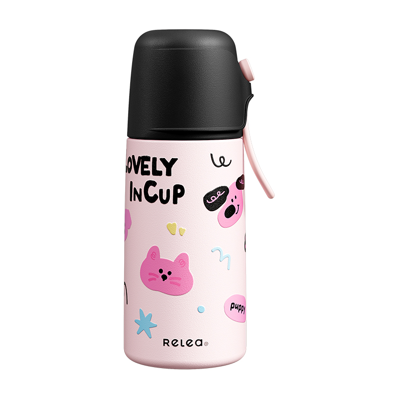 物生物（RELEA） JV012446-0550-ES00 550ml 可可派保温杯 甜巧麻薯（单位：个）