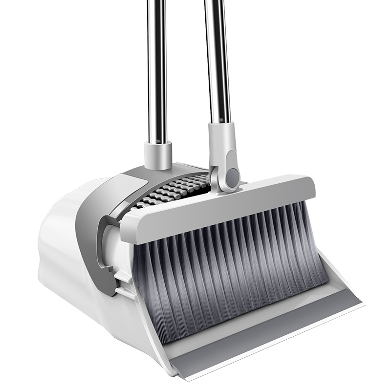 五月花扫把套装磁吸升级款家用办公防风尘斗磁吸收纳两件套扫帚簸箕组合WYH-S106单位：套 白色