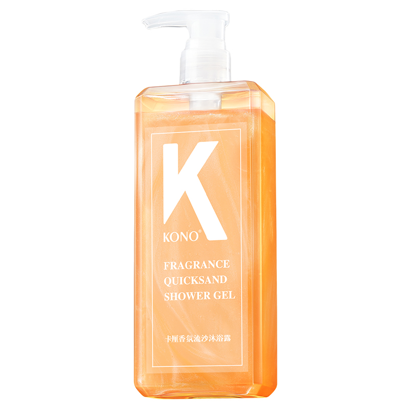 KONO 卡厘香氛流沙沐浴露 500ml 清洁，留香，水润 橙色（单位：瓶）
