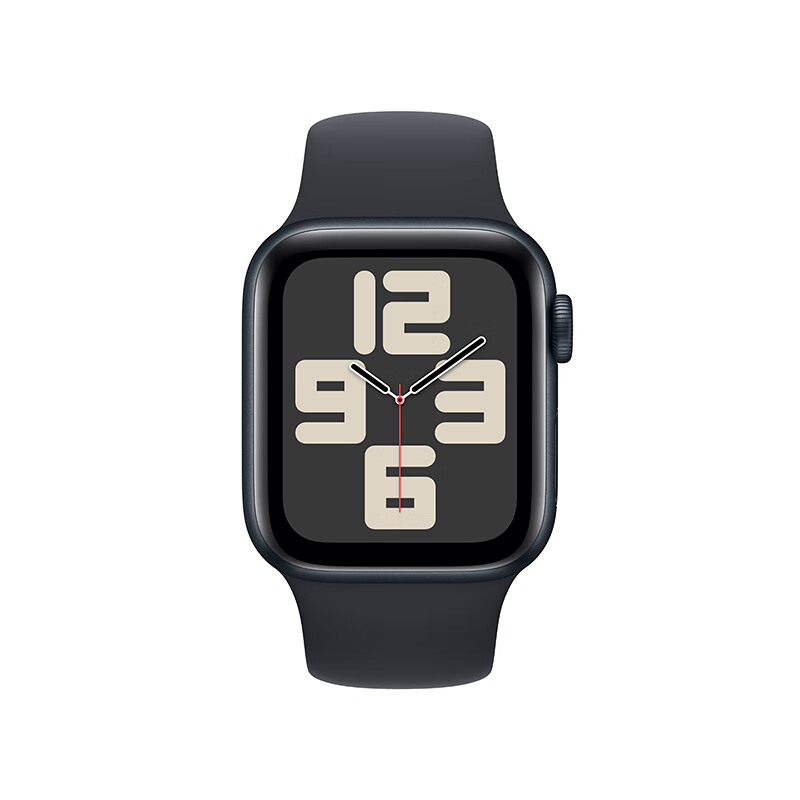 苹果（APPLE） Apple Watch SE 2024 S/M - MXHK3CH/B 智能手表 40毫米午夜色-蜂窝版（单位：台）