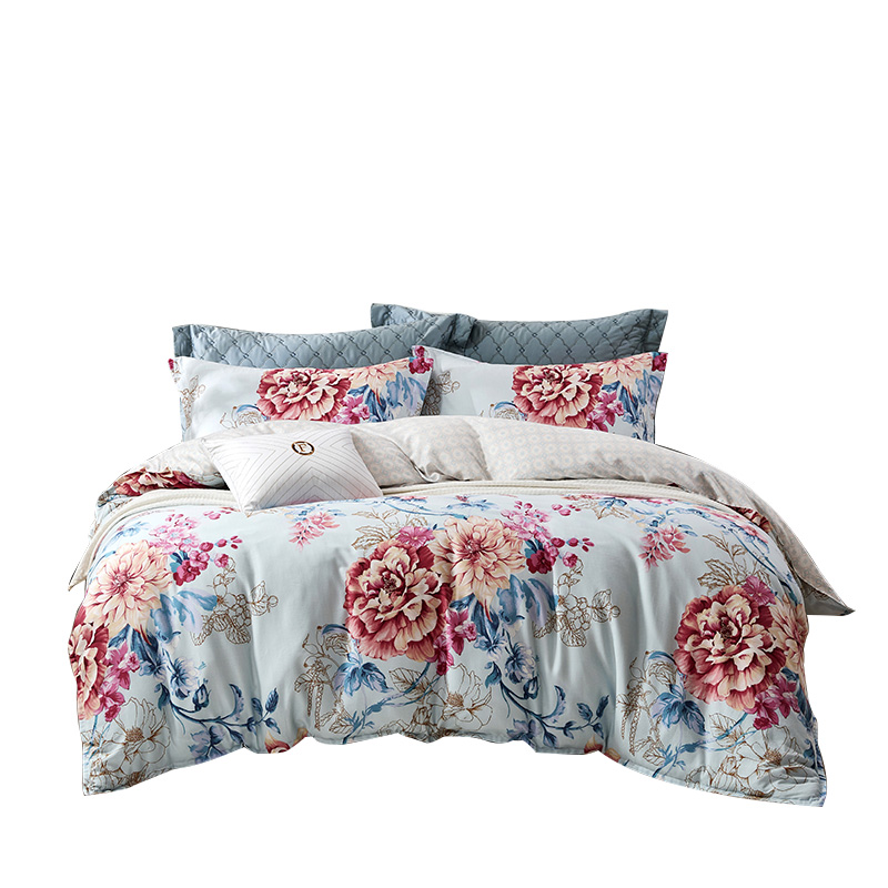 富安娜 倾城花容 床品四件套
