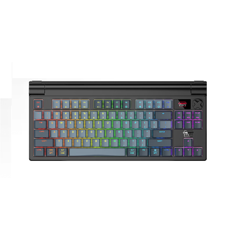 CHERRY MX 8.3 无线红轴 8K扫描率 铝合金机身 Gasket结构 热插拔 蓝牙三模 无线键盘 深灰色（单位：把）