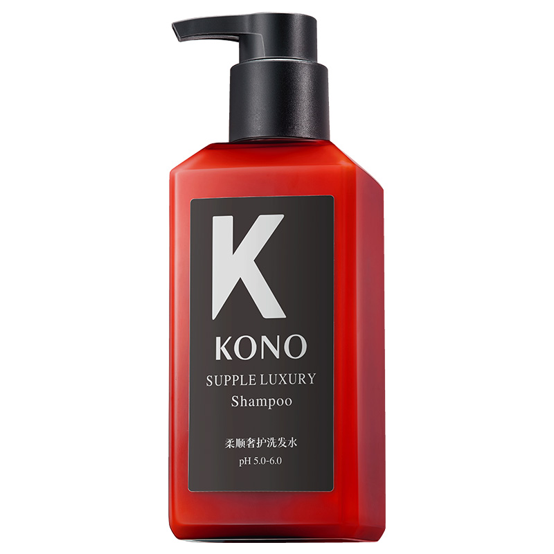 KONO 卡厘柔顺奢护洗发水 500ml 清爽留香滋养沙龙系列 红色（单位：瓶）