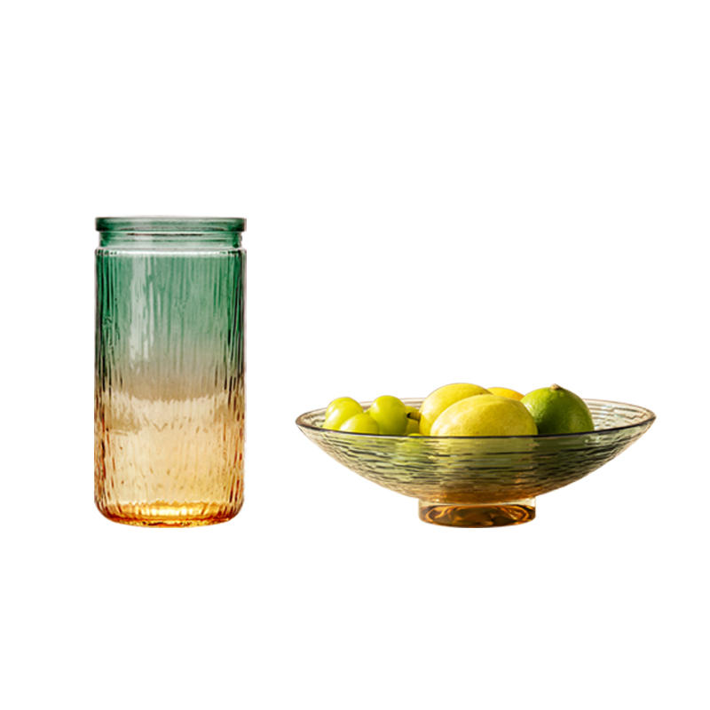 玻礼多蜜（BOLIDOMI） W-SLBL/L2 花瓶*1、果盘*1 森霖伴侣两件套  柠绿色（单位：套）