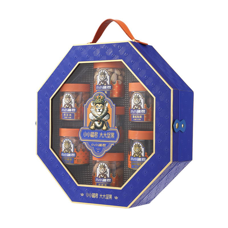 小小罐君 坚果臻礼 1070g 坚果礼盒 拿铁色（单位：盒）