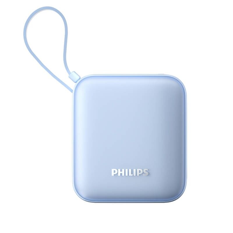 飞利浦（PHILIPS） DLP2217L/93 10000毫安 充电宝自带线  天蓝色（单位：个）
