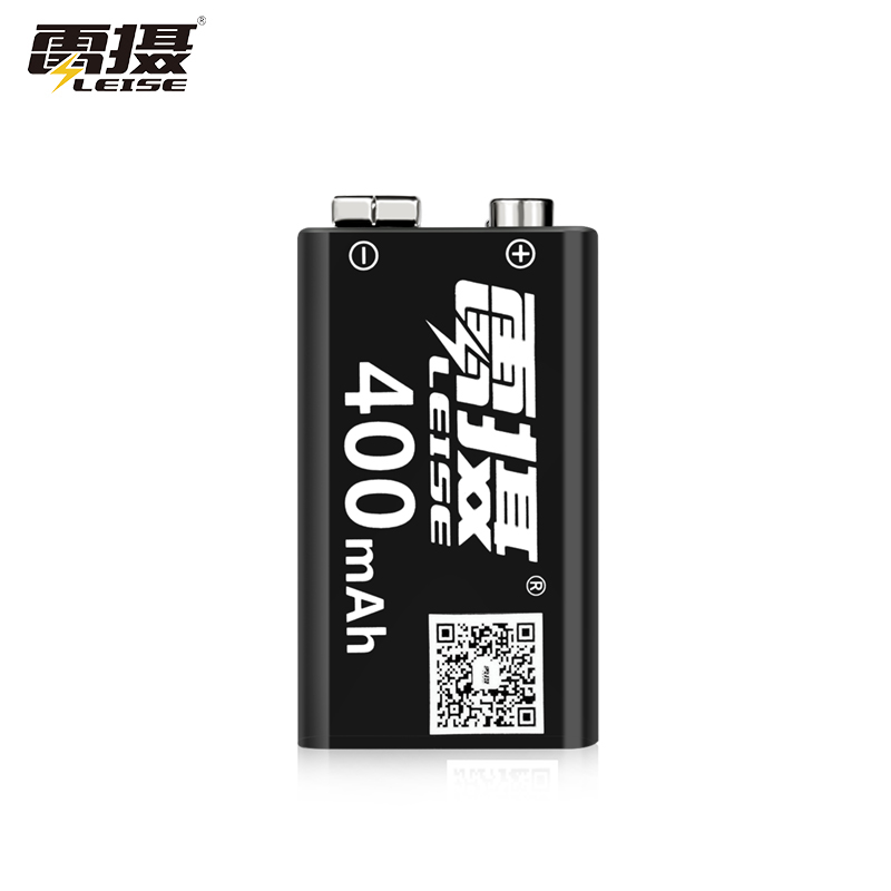 雷摄（LEISE） 9V 400mAh (1节) Type-C充电电池  黑色（单位：块）