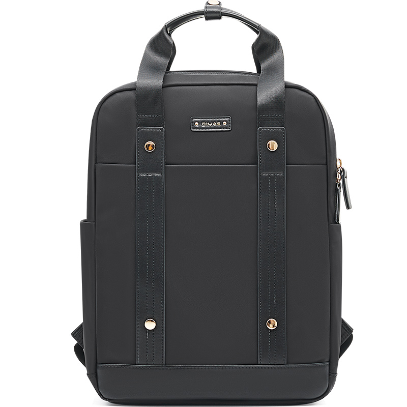 爱华仕（OIWAS） OCB1027 27.5*12*37cm 高密度防泼水双肩包 黑色（单位：个）