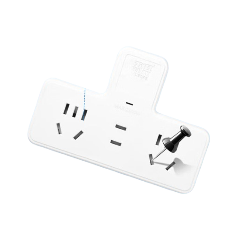 雷摄（LEISE） LS-H20 2500w 一转三插座 白色（单位：个）