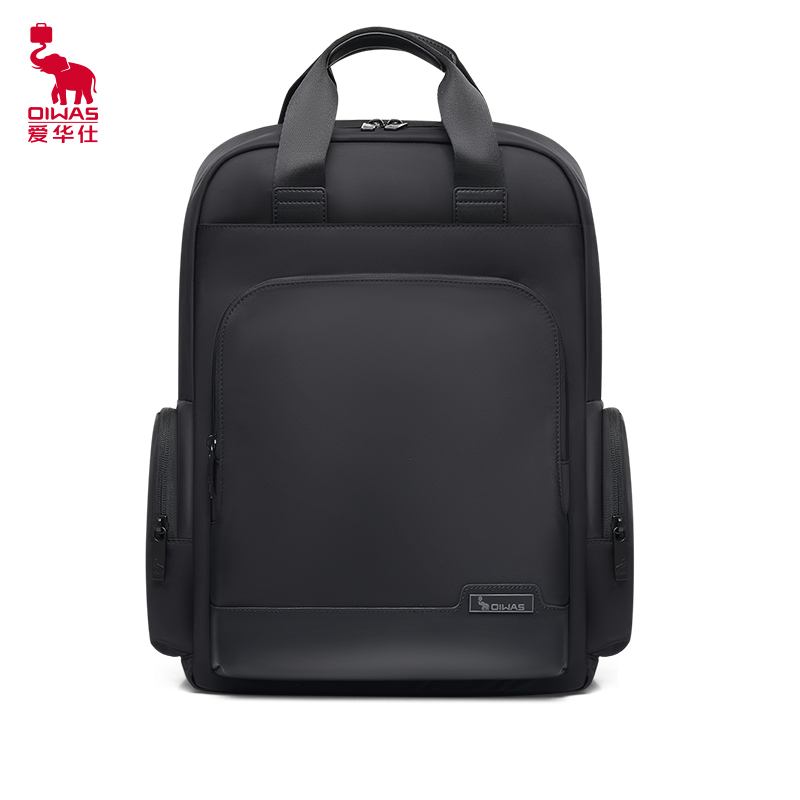 爱华仕（OIWAS） OCB4991 30*12*41cm 尼龙拼超耐磨双肩包  黑色（单位：个）