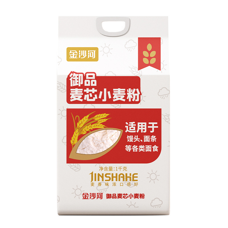 金沙河 小麦粉 1kg 御品麦芯 白色（单位：袋）