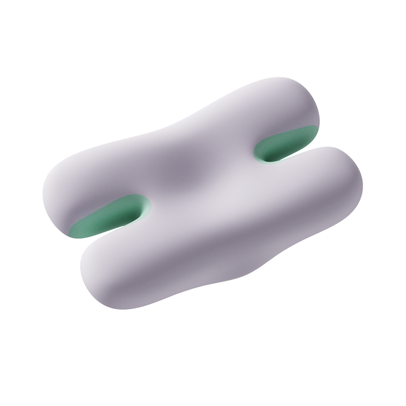 脑洞氛子（EVERYTHINK） TC3 395*185*185mm 美纹深睡无痕枕 紫绿（单位：个）