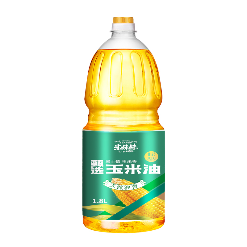 米妹妹（MIMEIMEI） 甄选玉米油 1.8L 非转基因 黄色（单位：瓶）