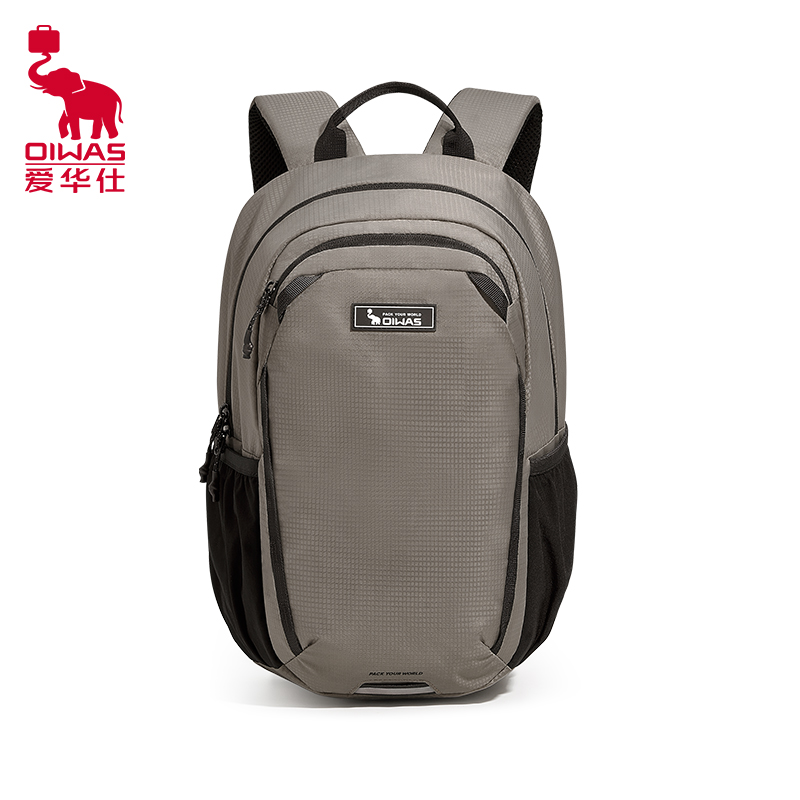 爱华仕（OIWAS） OCB5036 26.5*16*41.5cm 轻盈透气书包防泼水  卡其色（单位：个）