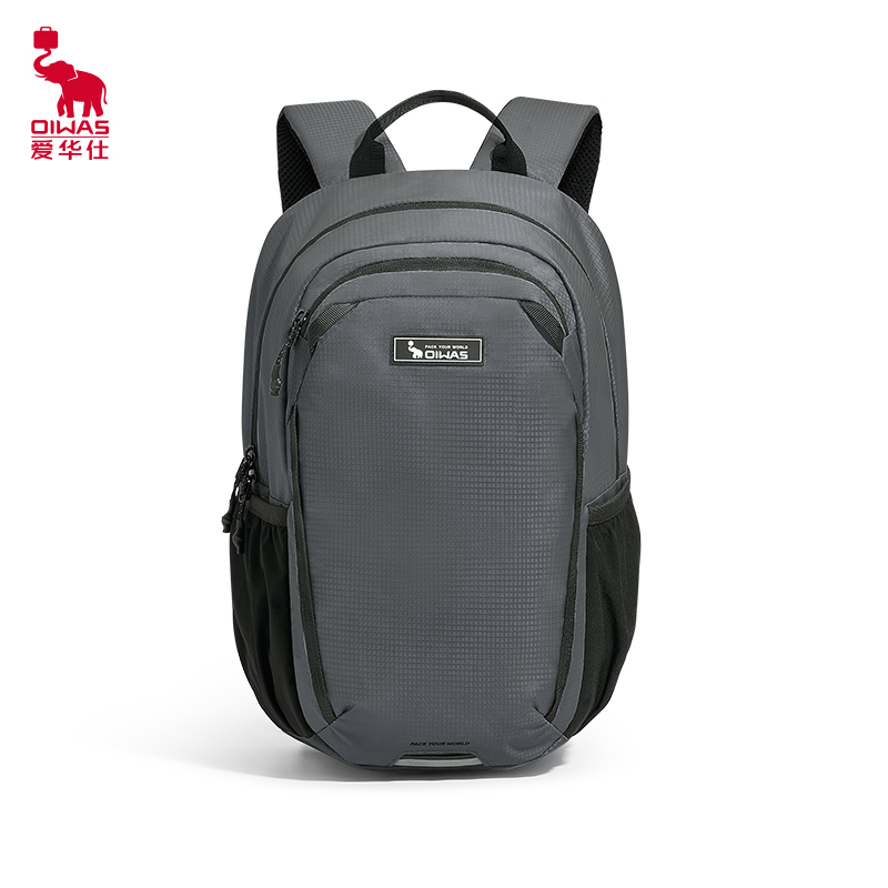 爱华仕（OIWAS） OCB5036 26.5*16*41.5cm 轻盈透气书包防泼水  灰色（单位：个）