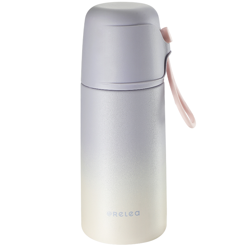 物生物（RELEA） JV012240-0550-ZZ00 550ML UP316保温杯 绘槿紫（单位：个）