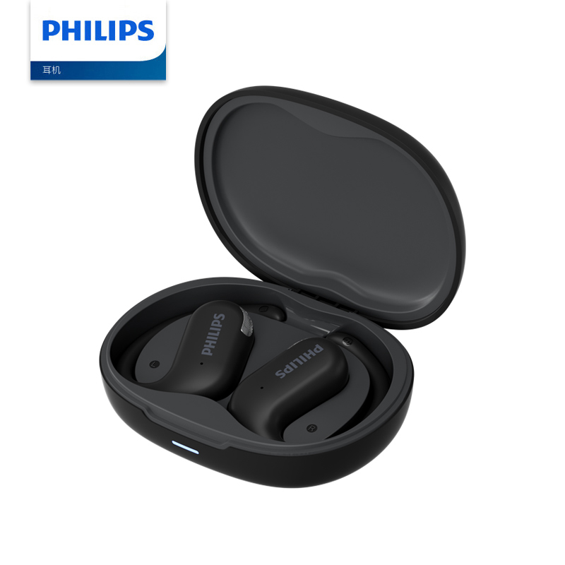 飞利浦（PHILIPS） TAT2739 530mAh 挂耳开放式真无线运动 黑色（单位：个）