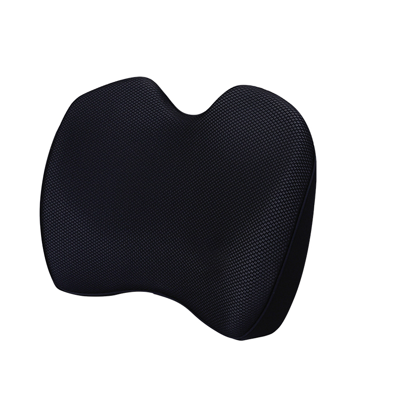 爱车屋（ICAROOM）  I-605MS 40cm*31cm*13cm 7&deg;太空棉温柔腰靠 黑色（单位：个）