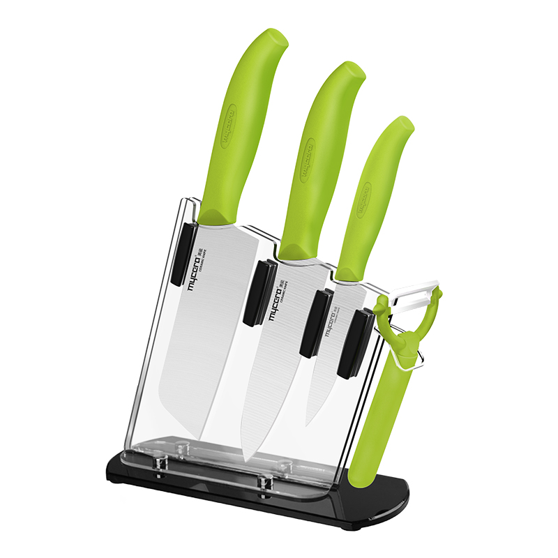 美瓷（MYCERA） TE04F 五件套 刀具套装 绿色（单位：套）