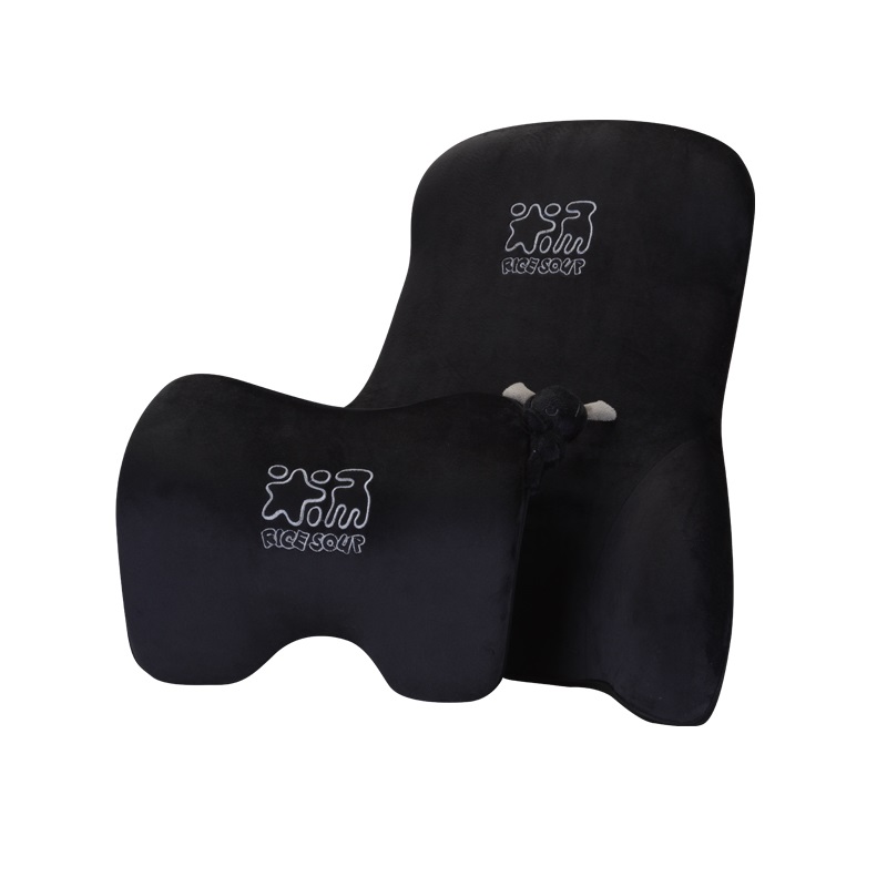 爱车屋icaroom爱车屋7&deg;太空棉套装颜色随机T-603M+T-608M/套 黑色