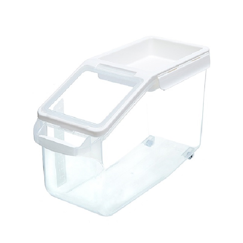 禧天龙美佳米桶T-3336（单位：个） 透明白