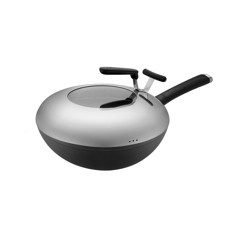 爱仕达（ASD） 锈不了新三代尖底铁锅 CF30M2Q 30cm 银色（单位：个）