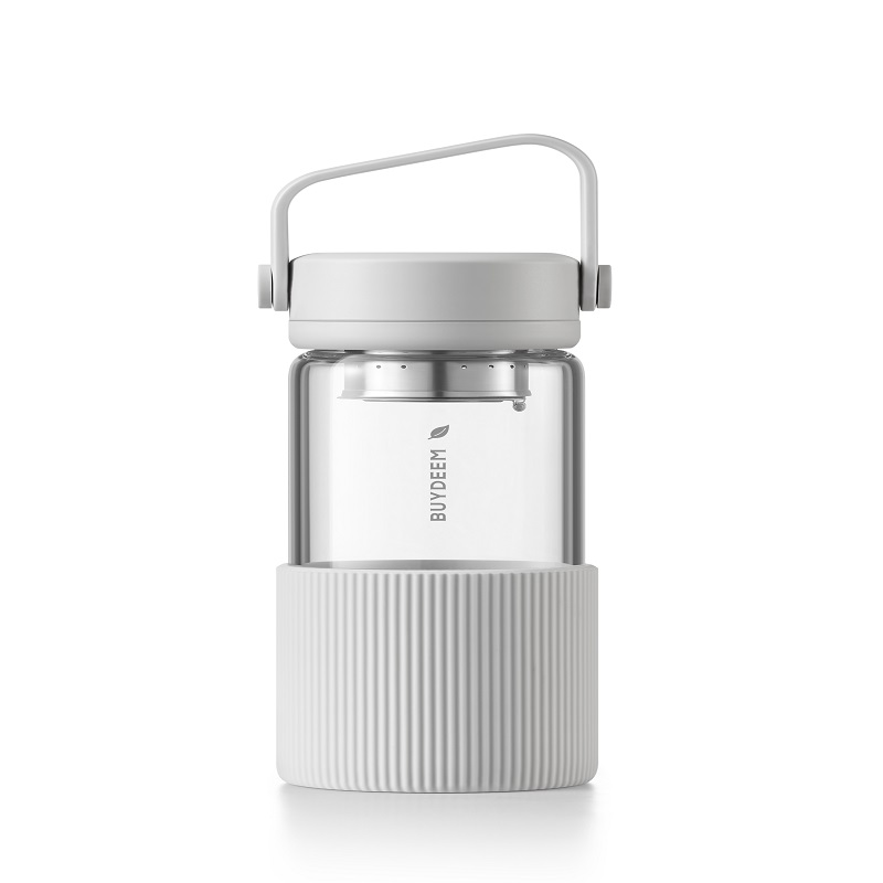 北鼎（Buydeem） 泡茶随手杯  茶水分离 470ML 浅岛灰（单位：个）