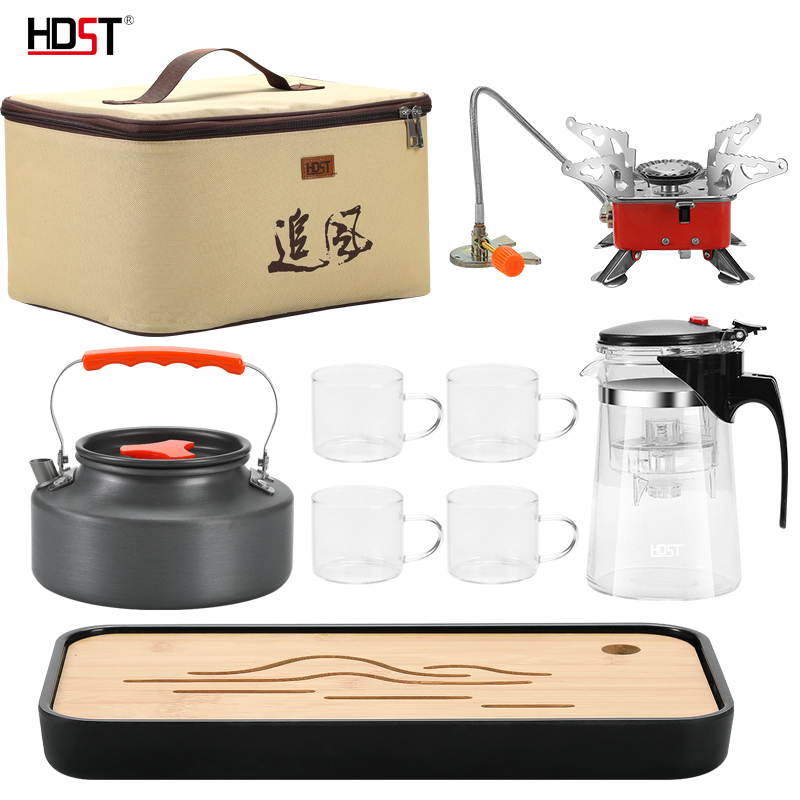 华典世通（HDST） ZF-25003 9件套(不含气罐) 追风户外野营茶具套装 灰色（单位：套）