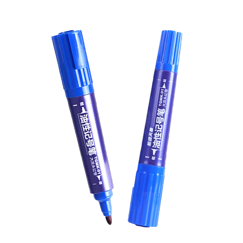 天章 （TANGO） 签到标记笔 10支 记号笔 蓝色（单位：盒）